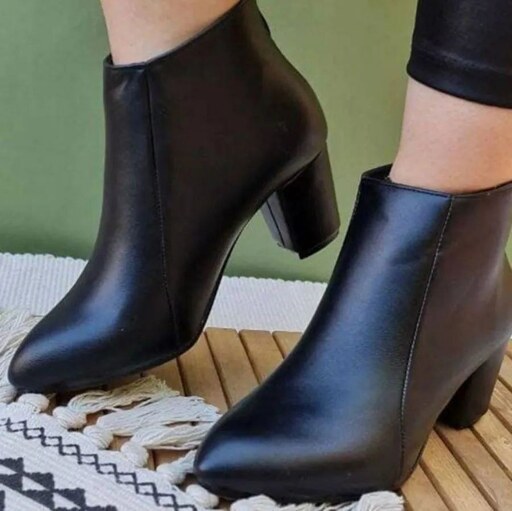 نیم بوت پاشنه بلند مجلسی شیک زنانه