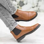 نیم بوت عسلی مردانه