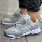 کتونی اسپرت مردانه آدیداس مدل zx8000 رنگ شیری